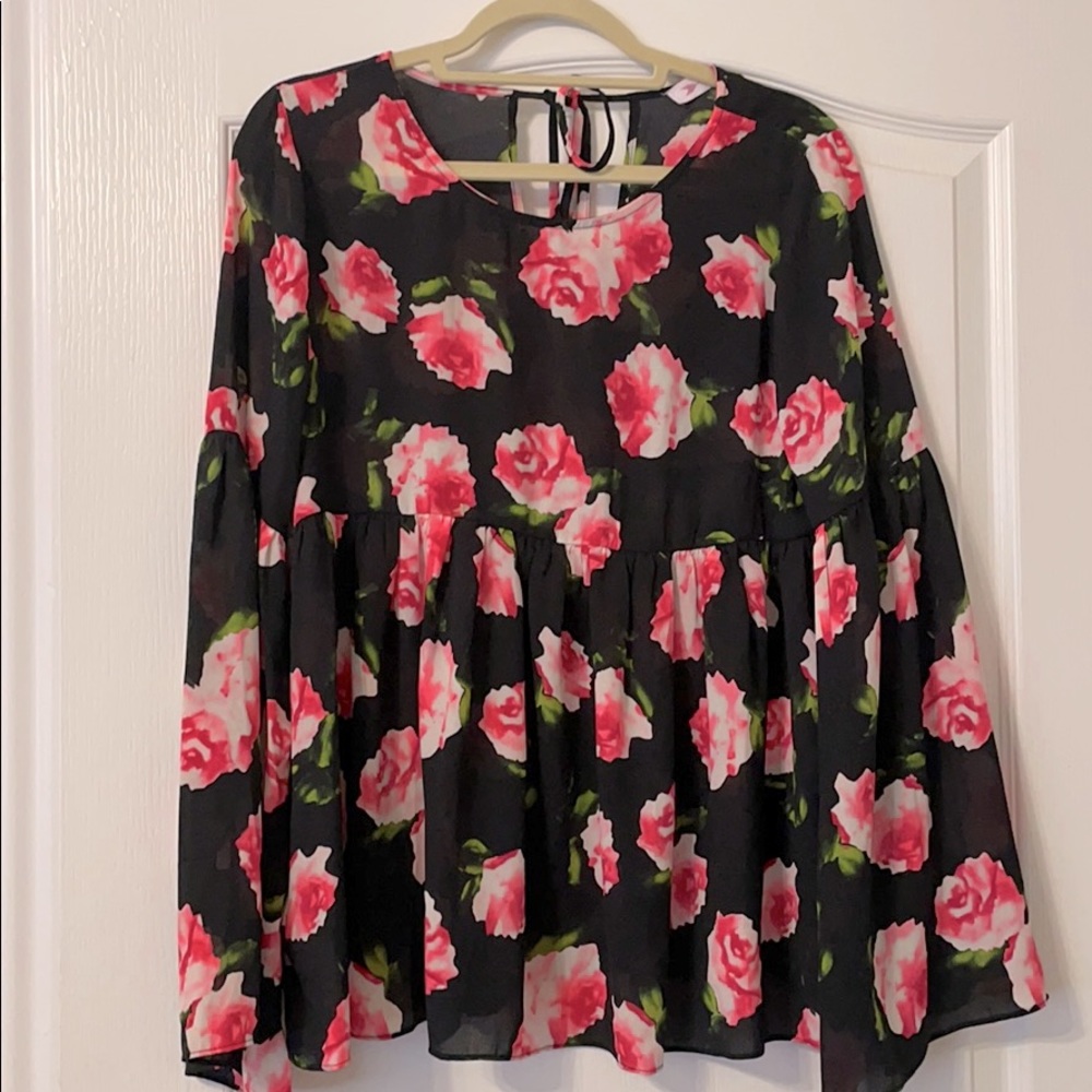 Buddylove pink floral top